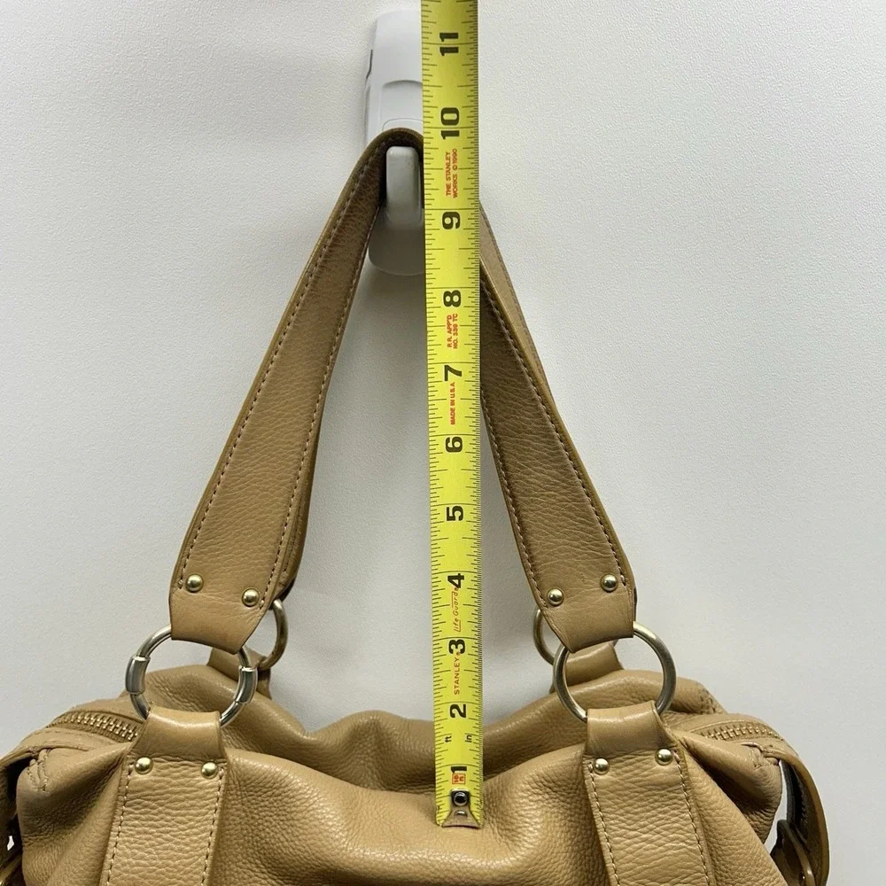 Michael Kors Austin Pebbled Leather Satchel Bag Hobo Shoulder Bag‎ Gold Hardware